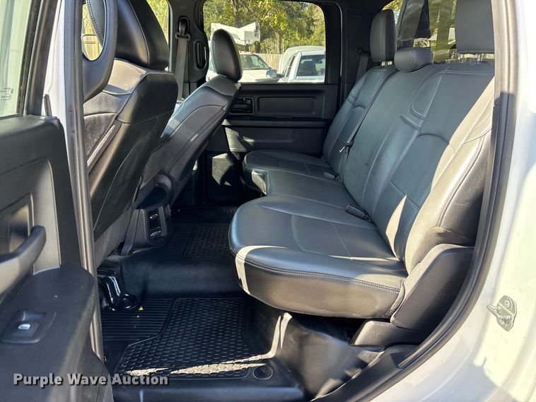 image for item DT4983 2022 RAM 3500HD Crew Cab flatbed pickup truck