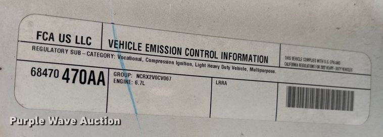 image for item DT4983 2022 RAM 3500HD Crew Cab flatbed pickup truck