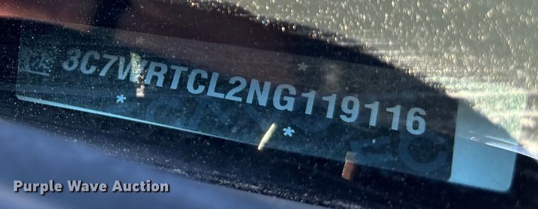 image for item DT4983 2022 RAM 3500HD Crew Cab flatbed pickup truck