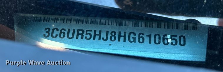 image for item DT4984 2017 RAM 2500HD Crew Cab pickup truck