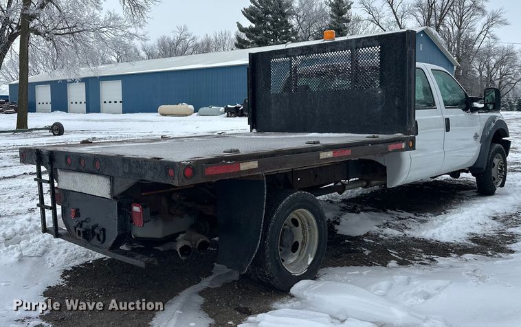 image for item DT6457 2012 Ford F450 Crew Cab flatbed truck