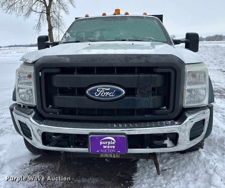 image for item DT6457 2012 Ford F450 Crew Cab flatbed truck