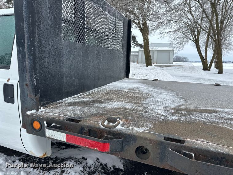 image for item DT6457 2012 Ford F450 Crew Cab flatbed truck