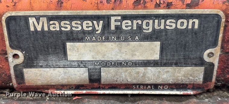 image for item DU0272 Massey Ferguson rotary mower