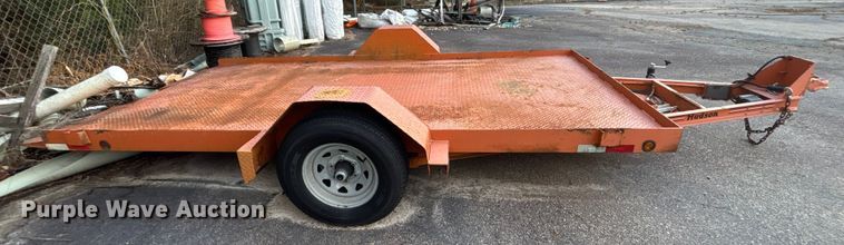 image for item DU0295 2015 HUDSON BROTHERS tilt deck utility trailer