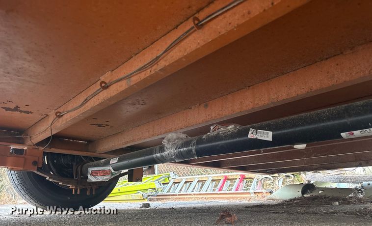 image for item DU0295 2015 HUDSON BROTHERS tilt deck utility trailer