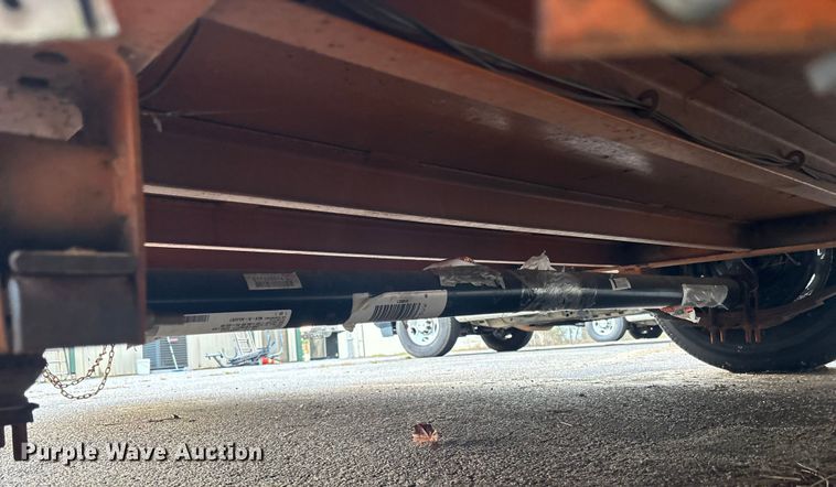 image for item DU0295 2015 HUDSON BROTHERS tilt deck utility trailer