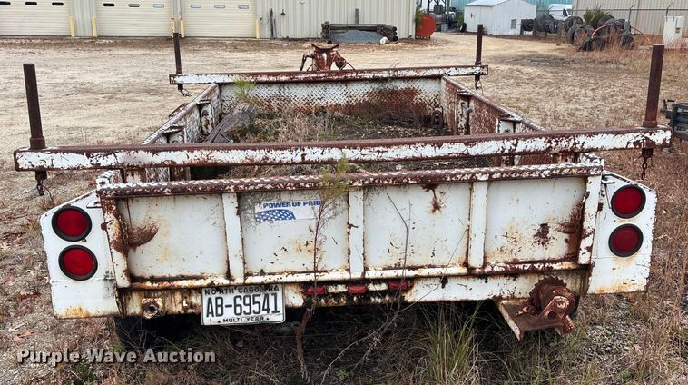 image for item DU0297 1985 Butler pole trailer