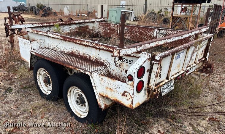 image for item DU0297 1985 Butler pole trailer