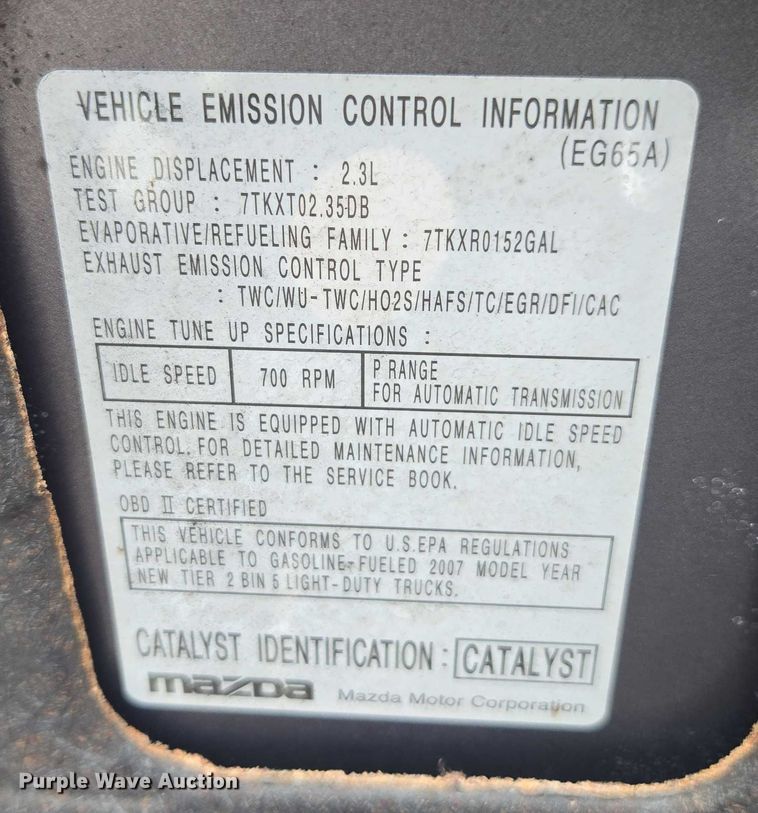 image for item DU2519 2007 Mazda CX-7 SUV