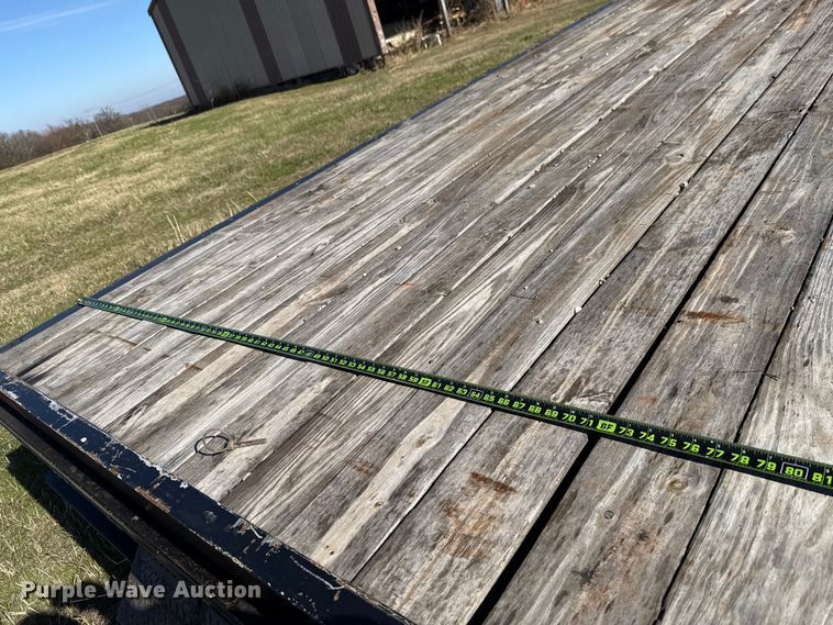 image for item DW5184 Shop built equipment trailer