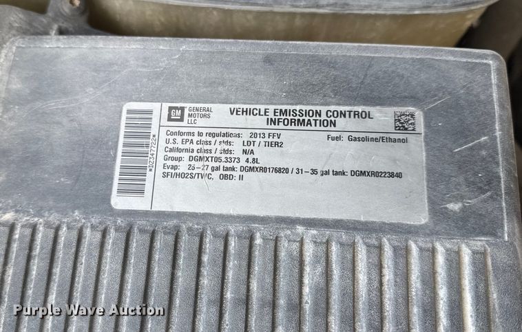 image for item DW6698 2013 Chevrolet Silverado 1500 pickup truck