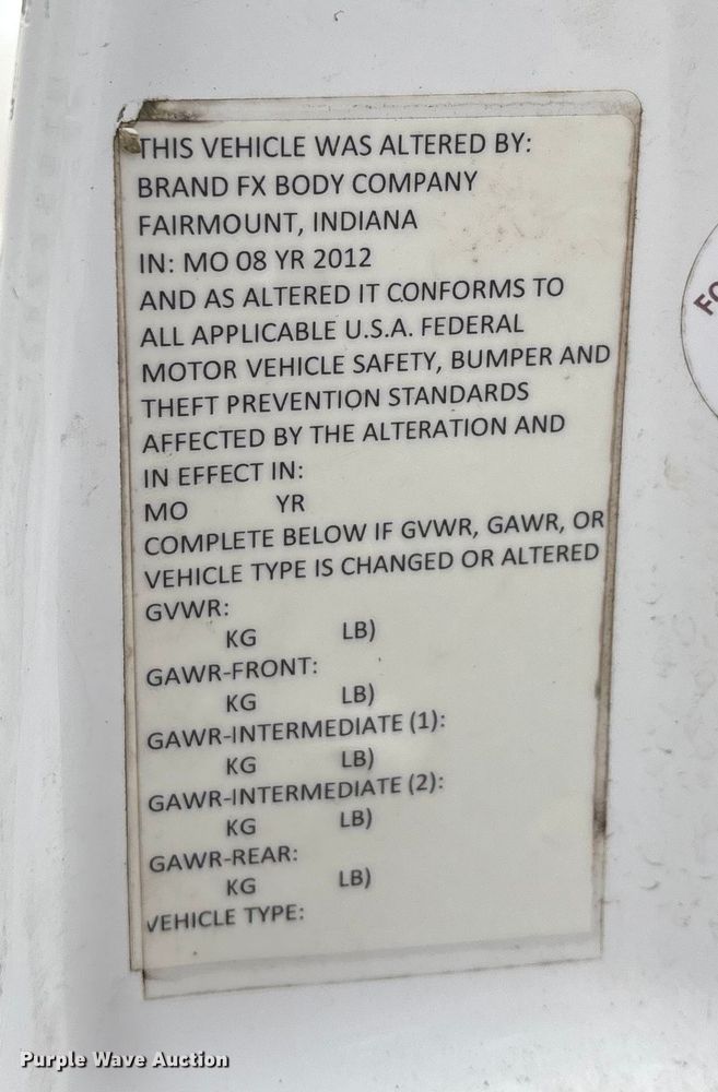 image for item DW7332 2012 Chevrolet Silverado 1500 pickup truck