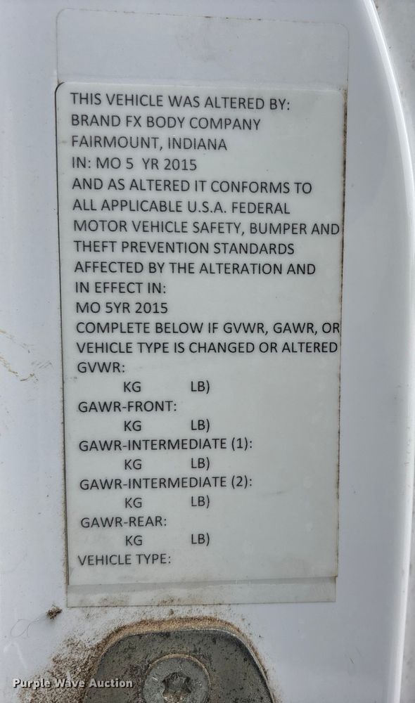 image for item DW7336 2015 Chevrolet Silverado pickup truck