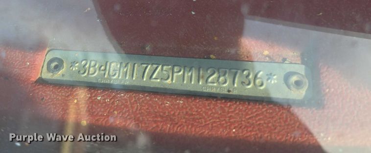 image for item DZ3659 1993 Dodge Ram Charger SUV