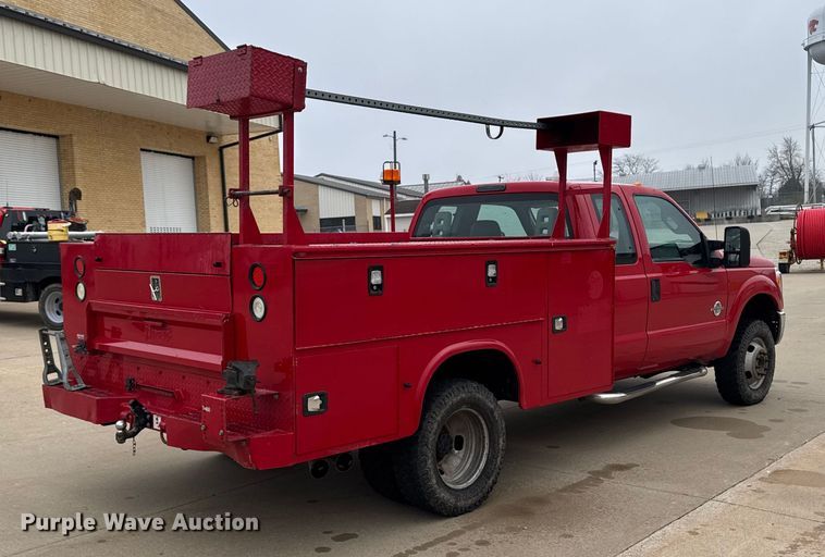 image for item EA2096 2015 Ford F350 Super Duty SuperCab utility bed pickup truck