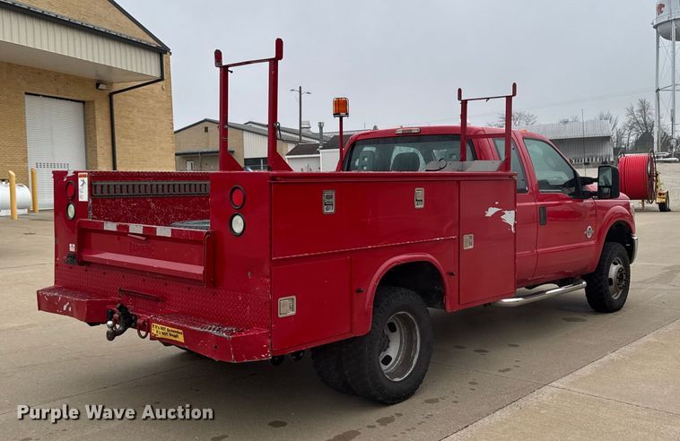 image for item EA2097 2013 Ford F350 Super Duty XL SuperCab utility bed pickup truck