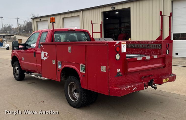 image for item EA2097 2013 Ford F350 Super Duty XL SuperCab utility bed pickup truck