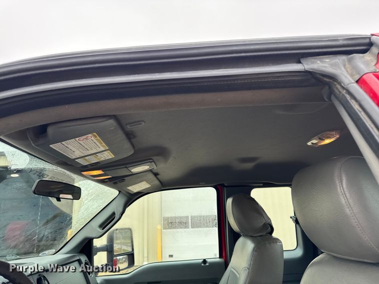 image for item EA2097 2013 Ford F350 Super Duty XL SuperCab utility bed pickup truck