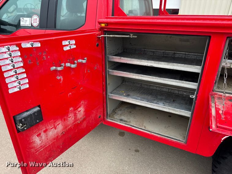 image for item EA2098 2018 Ford F350 Super Duty XL SuperCab utility bed pickup truck