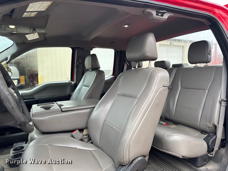 image for item EA2098 2018 Ford F350 Super Duty XL SuperCab utility bed pickup truck