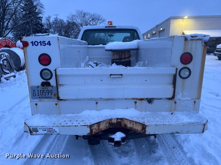 image for item EA2133 2008 Ford F250 Super Duty XL utility bed pickup truck