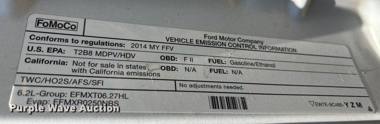 image for item EA7818 2014 Ford F250 Super Duty SuperCab flatbed pickup truck