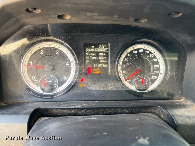 image for item EA7858 2015 RAM 3500 utility bed pickup truck