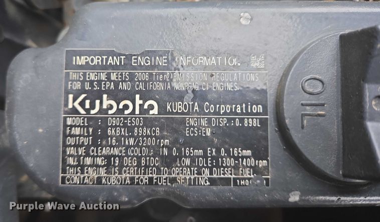 image for item EB1196 2007 Kubota RTV900 utility vehicle
