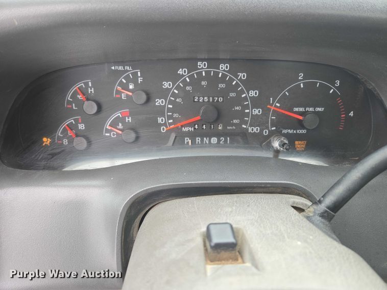 image for item EB1198 2000 Ford F350 SuperCab pickup truck