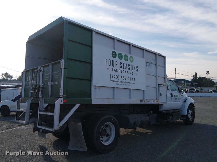 image for item EC1352 2011 Ford F650 Extended Cab chipper truck
