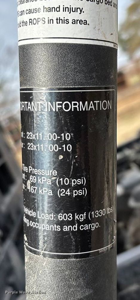 image for item ED2425 2017 Kawasaki Mule 4010 utility vehicle