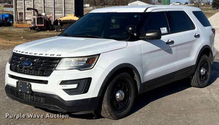 image for item ED2440 2017 Ford Explorer Police Interceptor SUV