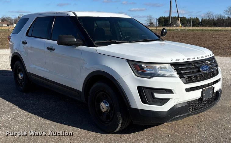 image for item ED2440 2017 Ford Explorer Police Interceptor SUV
