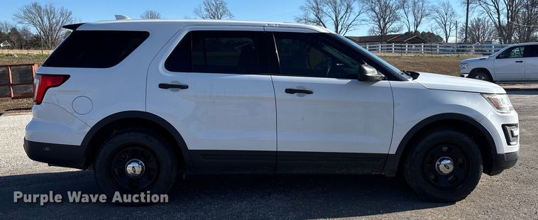 image for item ED2440 2017 Ford Explorer Police Interceptor SUV