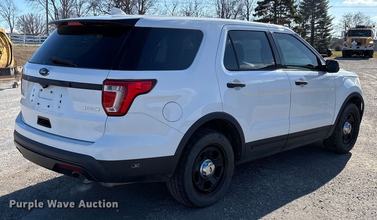 image for item ED2440 2017 Ford Explorer Police Interceptor SUV