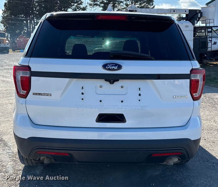 image for item ED2440 2017 Ford Explorer Police Interceptor SUV