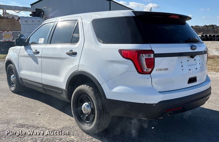 image for item ED2440 2017 Ford Explorer Police Interceptor SUV