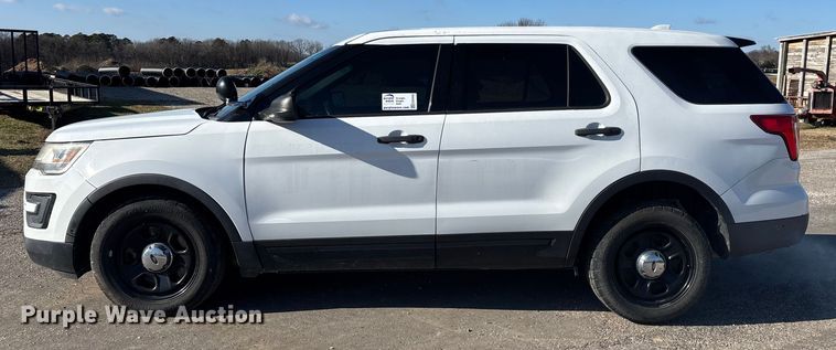 image for item ED2440 2017 Ford Explorer Police Interceptor SUV