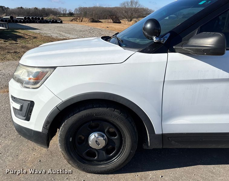 image for item ED2440 2017 Ford Explorer Police Interceptor SUV