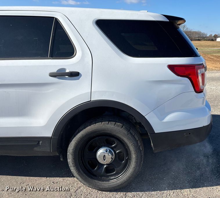 image for item ED2440 2017 Ford Explorer Police Interceptor SUV