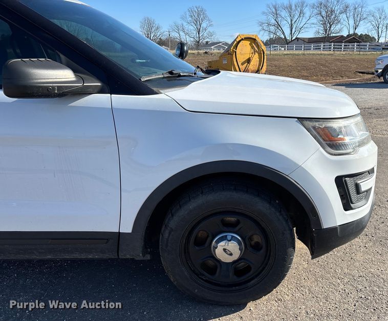 image for item ED2440 2017 Ford Explorer Police Interceptor SUV