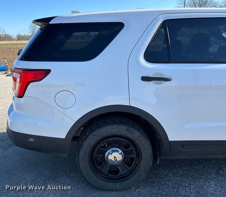image for item ED2440 2017 Ford Explorer Police Interceptor SUV