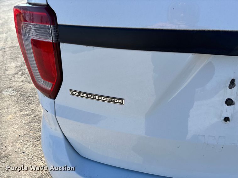 image for item ED2440 2017 Ford Explorer Police Interceptor SUV