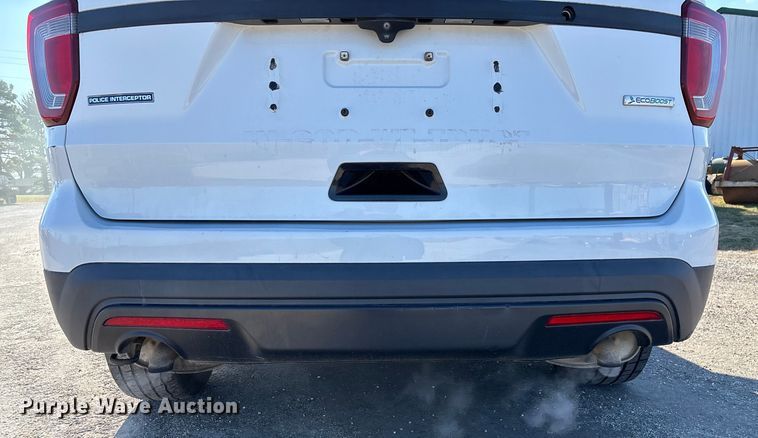 image for item ED2440 2017 Ford Explorer Police Interceptor SUV