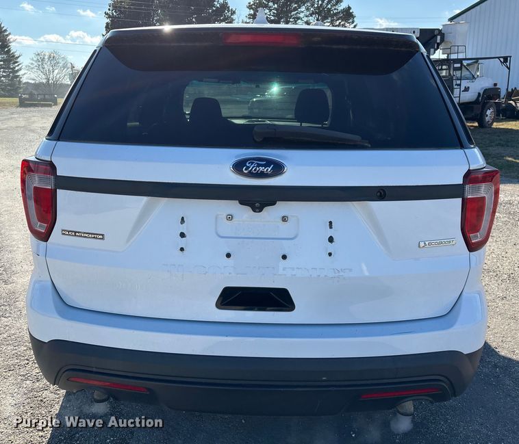 image for item ED2440 2017 Ford Explorer Police Interceptor SUV