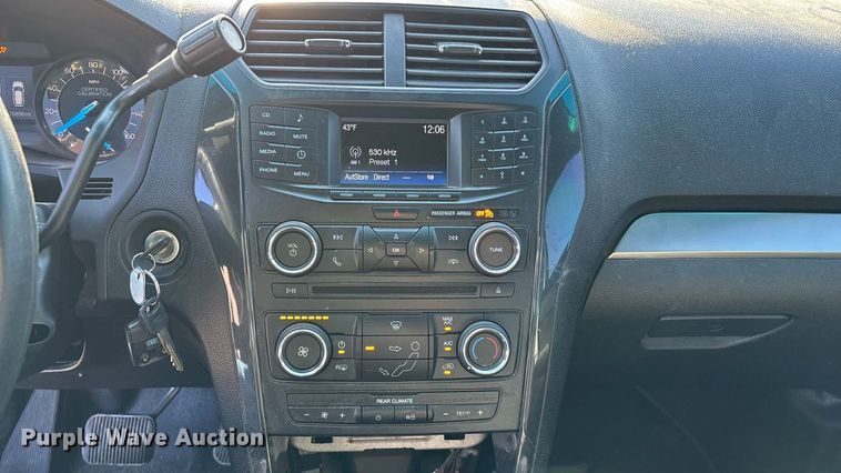 image for item ED2440 2017 Ford Explorer Police Interceptor SUV