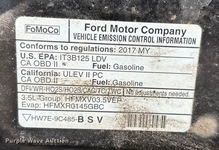 image for item ED2441 2017 Ford Explorer Police SUV