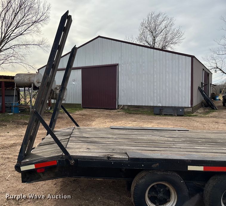 image for item ED2442 1991 Shop Built equipment trailer