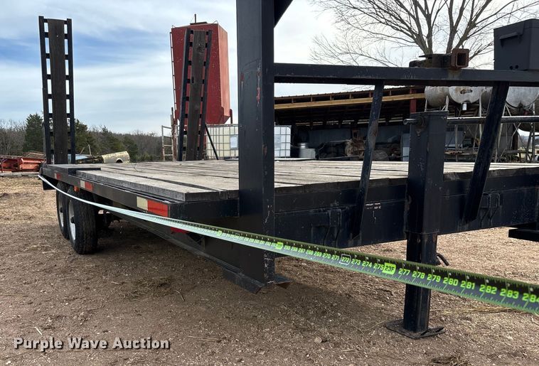 image for item ED2442 1991 Shop Built equipment trailer